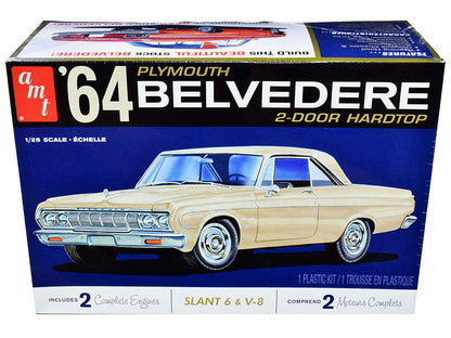 Skill 2 Model Kit 1964 Plymouth Belvedere Coupe Hardtop 1/25 Scale Model by AMT-0