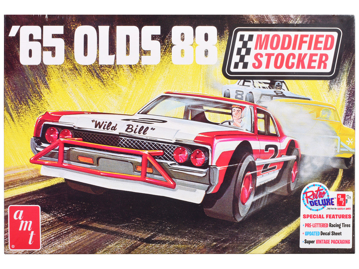 Skill 2 Model Kit 1965 Oldsmobile 88 "Modified Stocker" 1/25 Scale Model by AMT-3