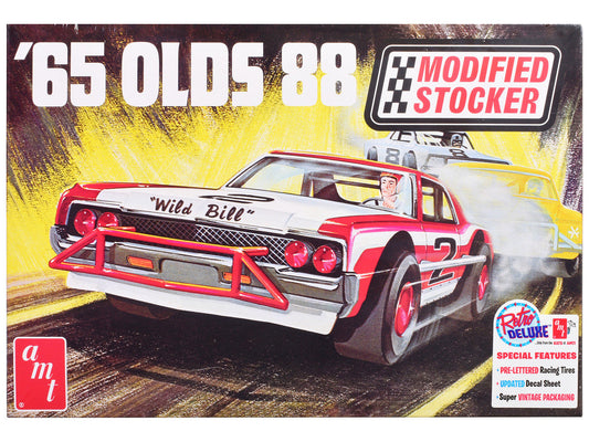 Skill 2 Model Kit 1965 Oldsmobile 88 "Modified Stocker" 1/25 Scale Model by AMT-3