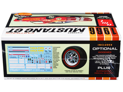 Skill 2 Model Kit 1966 Ford Mustang GT Fastback 1/25 Scale Model by AMT-2