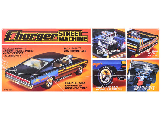 Skill 2 Model Kit 1967 Dodge Charger Street Machine 1/25 Scale Model by MPC-1