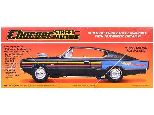 Skill 2 Model Kit 1967 Dodge Charger Street Machine 1/25 Scale Model by MPC-0