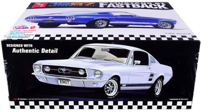 Skill 2 Model Kit 1967 Ford Mustang GT Fastback 1/25 Scale Model by AMT-1