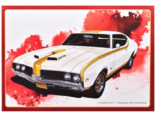 Skill 2 Model Kit 1969 Hurst Oldsmobile Cutlass 1/25 Scale Model by AMT-3