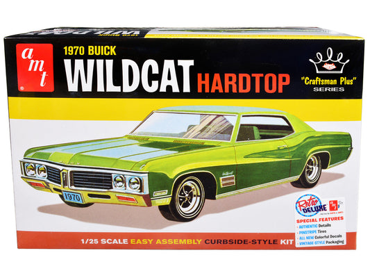 Skill 2 Model Kit 1970 Buick Wildcat Hardtop "Craftsman Plus" Series 1/25 Scale Model by AMT-0