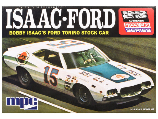 Skill 2 Model Kit 1972 Ford Torino Stock Car "Bobby Isaac" 1/25 Scale Model by MPC-0