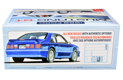 Skill 2 Model Kit 1988 Ford Mustang GT 1/25 Scale Model by AMT-2