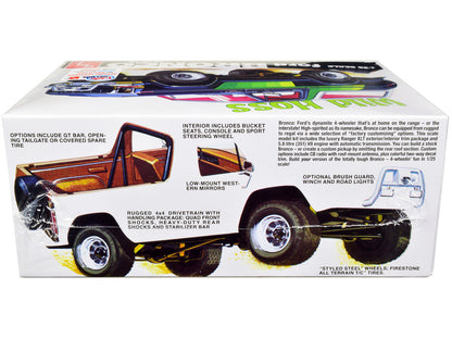 Skill 2 Model Kit Ford Bronco 4X4 "Wild Hoss" 1/25 Scale Model by AMT-1