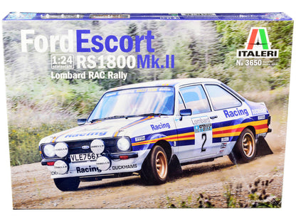 Skill 2 Model Kit Ford Escort RS 1800 Mk.II #2 Lombard RAC Rally (1981) 1/24 Scale Model by Italeri-0