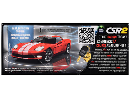 Skill 2 Model Kit of 2012 Chevrolet Corvette Coupe "CSR Racing" 1/25 Scale Model by AMT-2