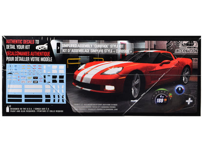 Skill 2 Model Kit of 2012 Chevrolet Corvette Coupe "CSR Racing" 1/25 Scale Model by AMT-1