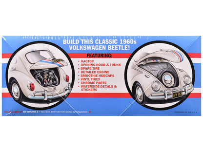 Skill 2 Model Kit Volkswagen Beetle Herbie "The Love Bug" (1969) Movie 1/25 Scale Model by Polar Lights-1
