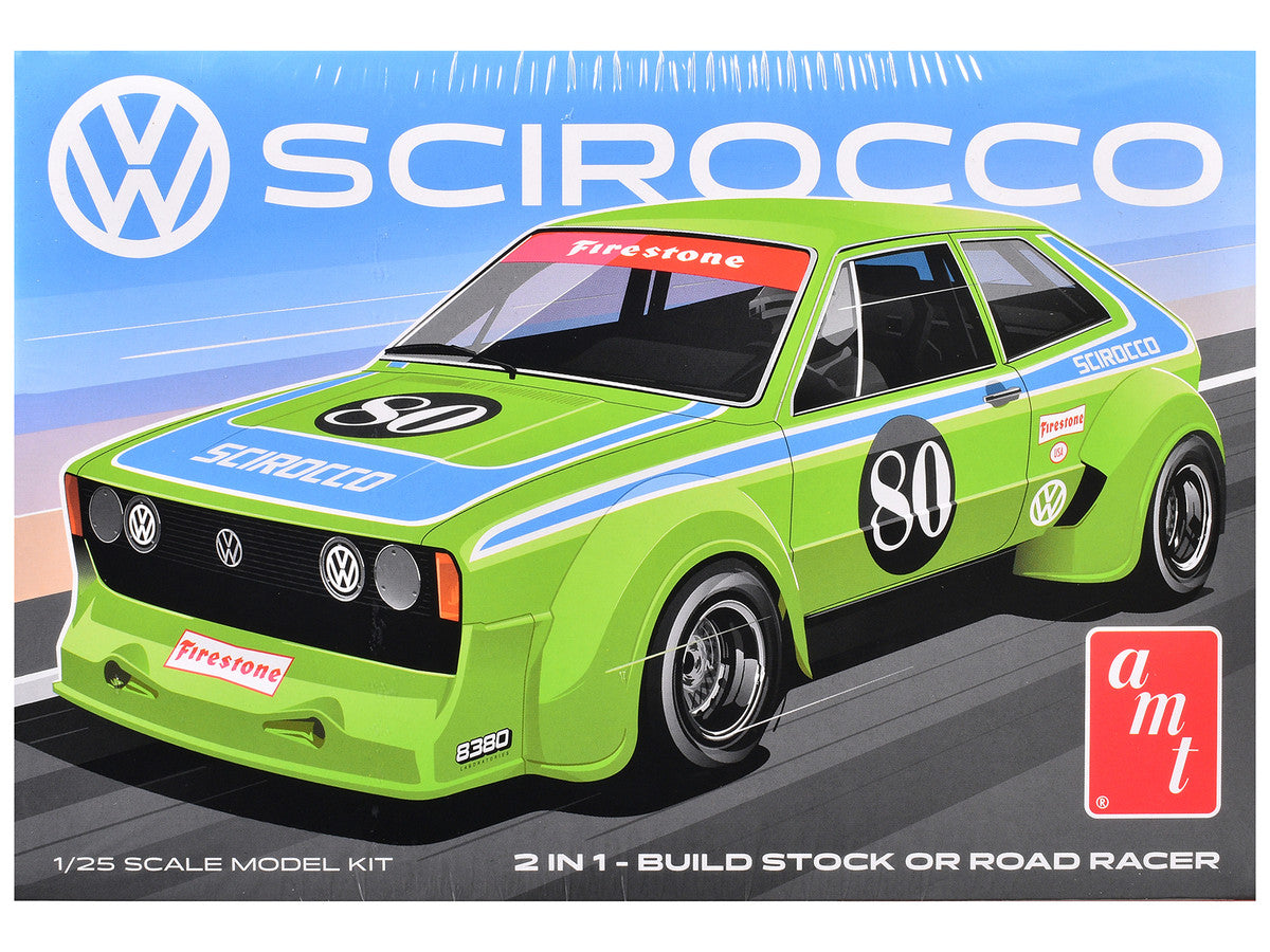 Skill 2 Model Kit Volkswagen Scirocco "T/A Champ" 1/25 Scale Model by AMT-3
