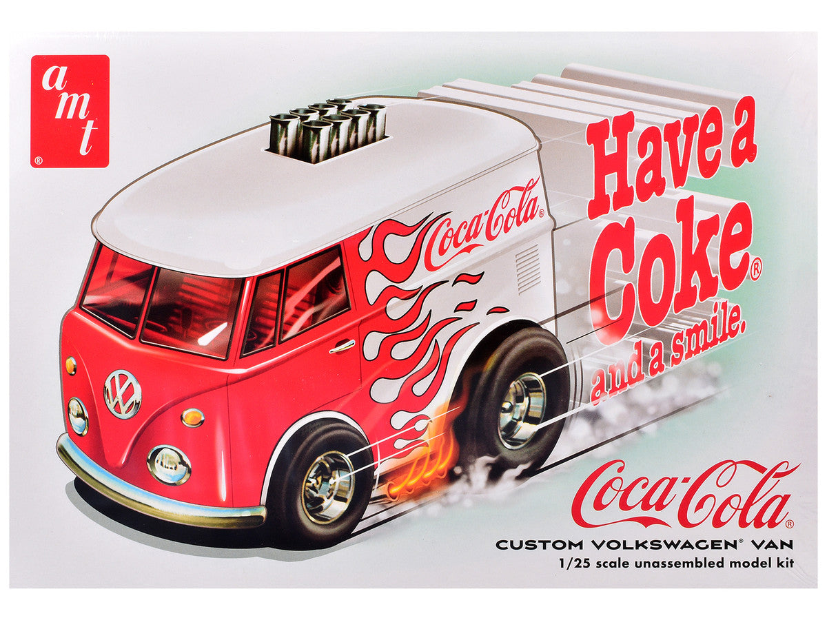 Skill 2 Model Kit Volkswagen Van Show Rod "Coca-Cola" 1/25 Scale Model by AMT-2