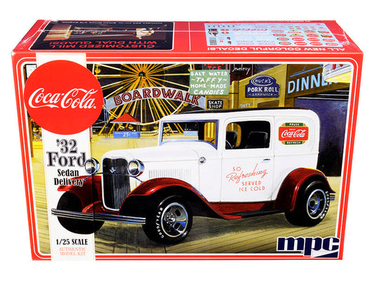 Skill 3 Model Kit 1932 Ford Sedan Delivery "Coca-Cola" 1/25 Scale Model by MPC-0