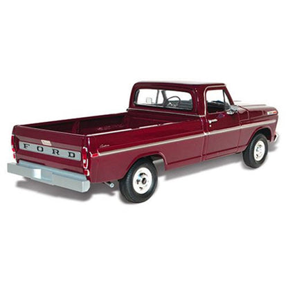 Skill 3 Model Kit 1970 Ford F-100 Custom Cab 4x4 Pickup Truck 1/25 Scale Model by Moebius-3