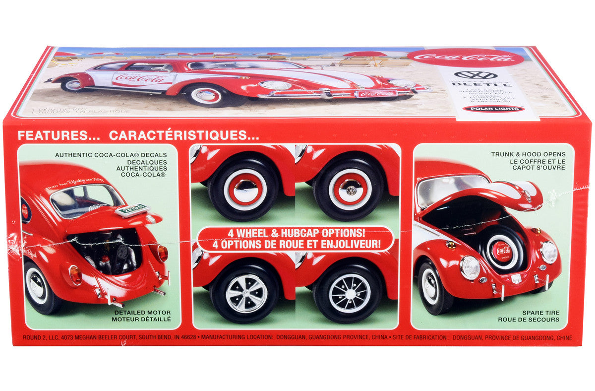 Skill 3 Snap Model Kit Volkswagen Beetle "Coca-Cola" 1/25 Scale Model by Polar Lights-2