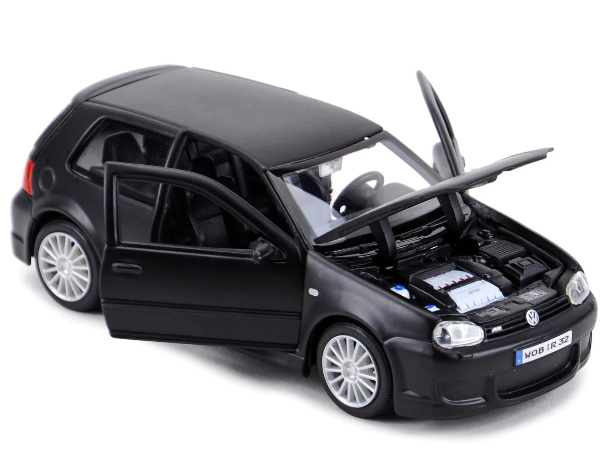 Volkswagen Golf R32 Matt Black "Special Edition" Series 1/24 Diecast Model Car by Maisto-1
