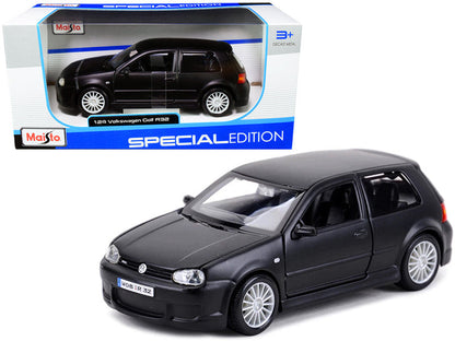 Volkswagen Golf R32 Matt Black "Special Edition" Series 1/24 Diecast Model Car by Maisto-0