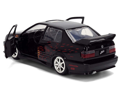 Volkswagen Jetta Black with Graphics "Fast & Furious Remix - 25th Anniversary" Series 1/32 Diecast Model Car by Jada-0