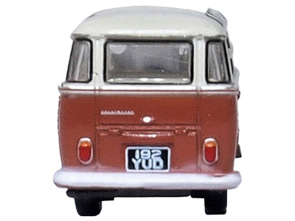 Volkswagen T1 Samba Bus Sealing Wax Red and Gray 1/148 (N) Scale Diecast Model Car by Oxford Diecast-3